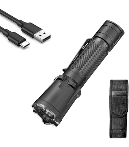 KLARUS XT21X 懐中電灯 ブラック KLARUS XT21X Pro 4400 Lumen High-Performance Tactical Light